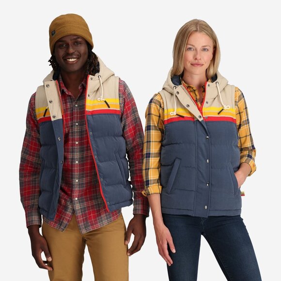 Yo Colorado Unisex Epic Fader Puffer Hooded Vest NWT size XXL Mens Womens - Picture 1 of 7